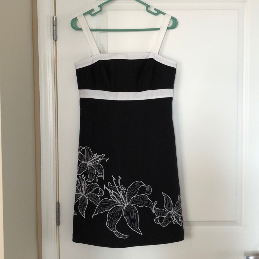 Black and white floral sundress from Ann Taylor